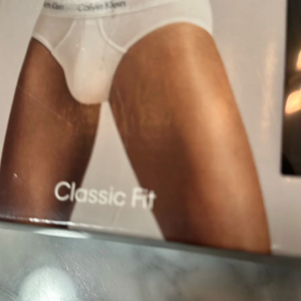 Calvin Klein Black 3-PK Cotton Stretch Low-Rise Hip Briefs XXL NWT